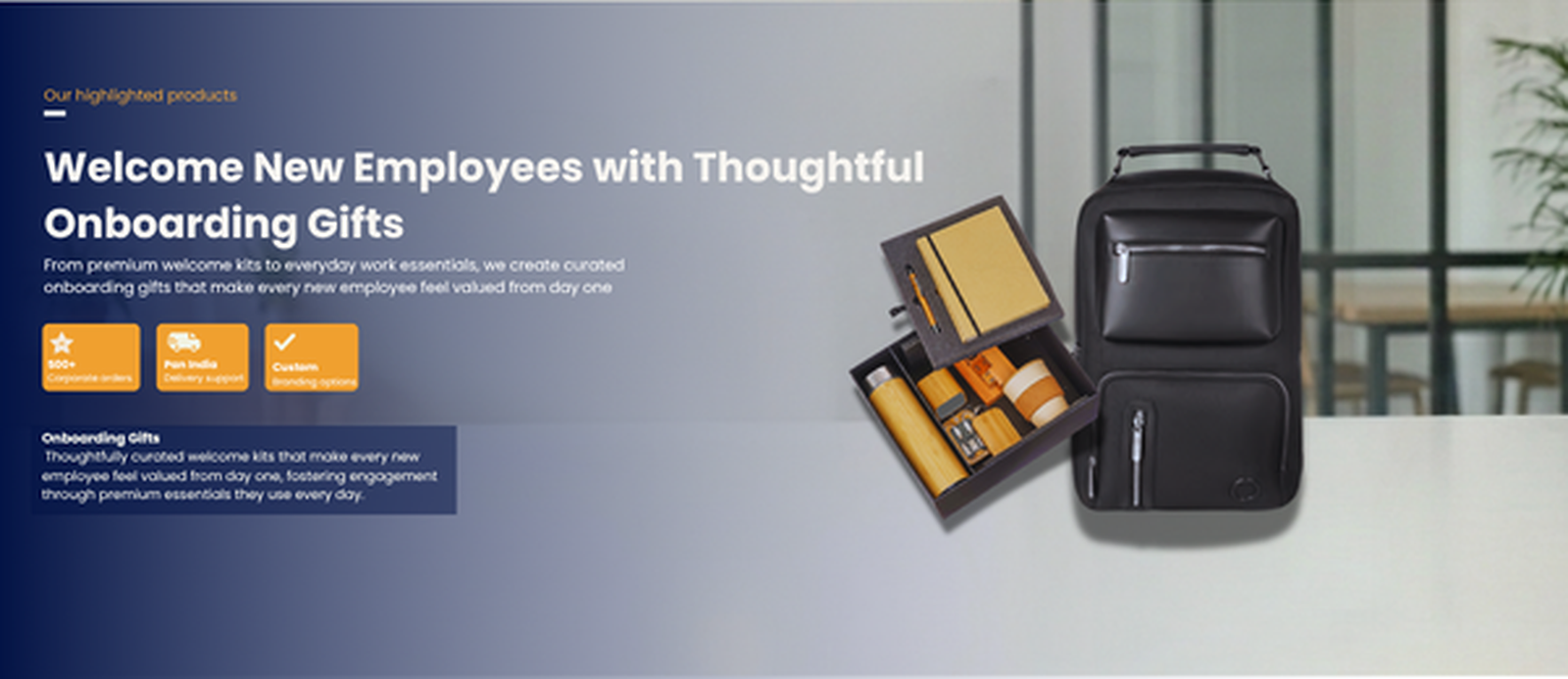Welcome new employees with thoughtful onboarding gifts